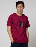 Marvel Flocking Logo Avg Short Sleeve  T-Shirt