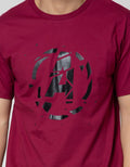 Marvel Flocking Logo Avg Short Sleeve  T-Shirt