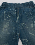 Pipiniko Denim Long Pants Print Dino