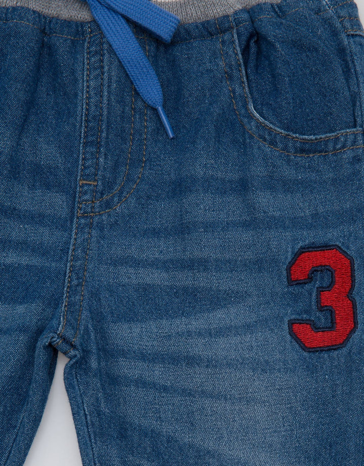 Pipiniko Denim Long Pants Bordir Paw