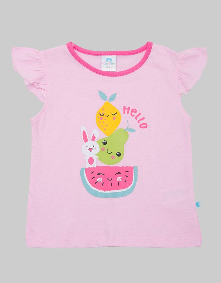 Pipiniko Top - Bottom Set Fruity Bunny