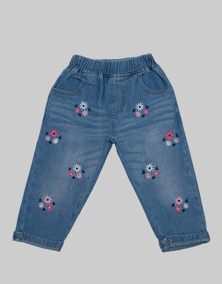 Pipiniko Denim Pants Flower