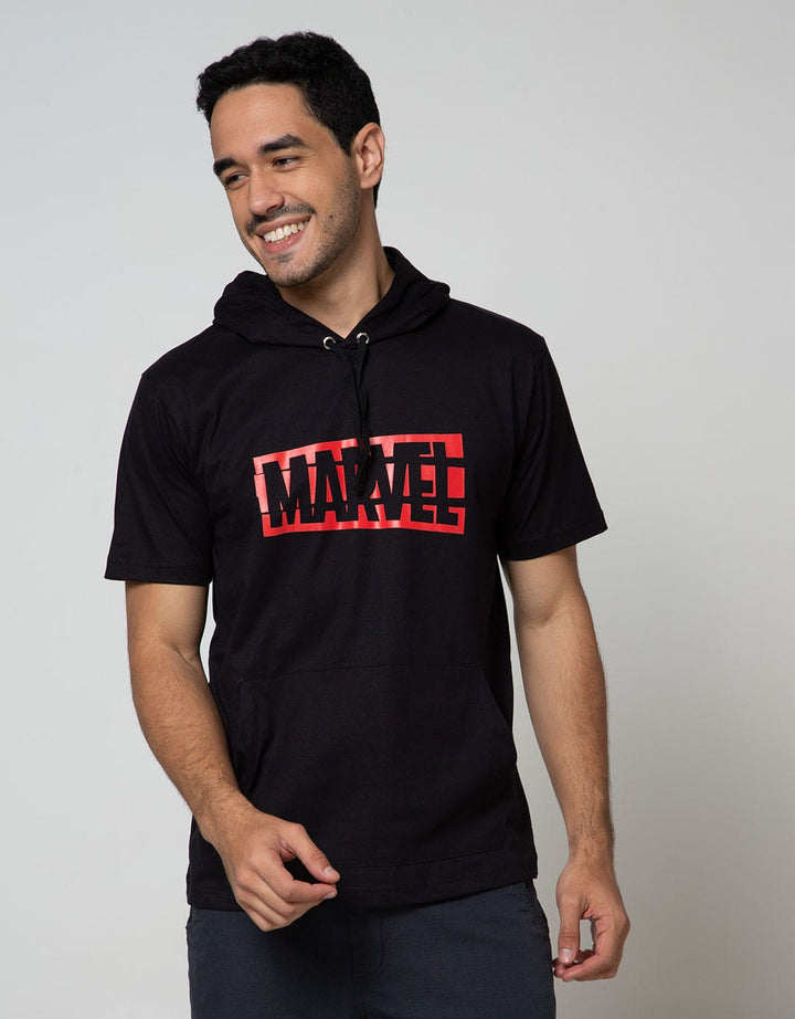 Marvel Hoodie Basic Logo Short Sleeve T-Shirt