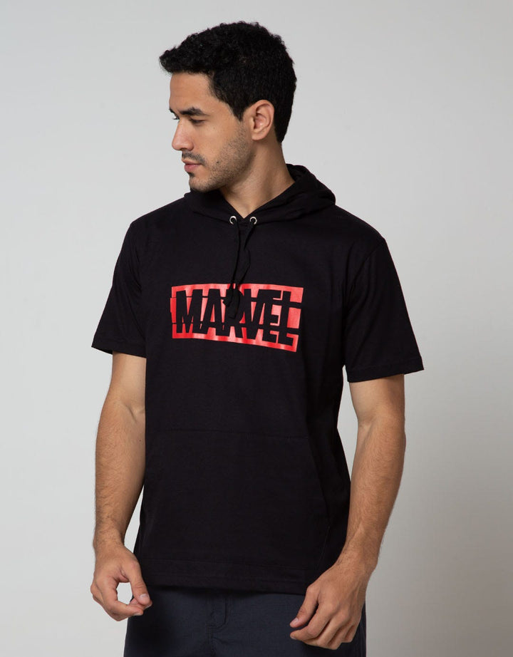 Marvel Hoodie Basic Logo Short Sleeve T-Shirt
