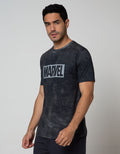 Marvel Ice Washed Look Short Sleeve T-Shirt
