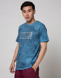 Marvel Ice Washed Look Short Sleeve T-Shirt
