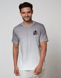 Marvel Short Sleeve T-Shirt Avenger Ombre Logo