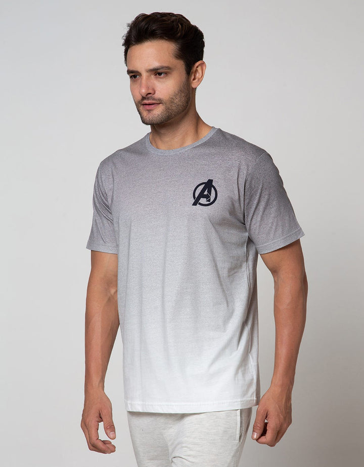 Marvel Short Sleeve T-Shirt Avenger Ombre Logo