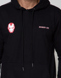 Marvel Iron Sweatshirt Hood Cut N Sew Leather