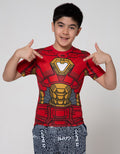 Marvel Kostum Mech Ironman Short Sleeve T-Shirt