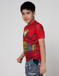Marvel Kostum Mech Ironman Short Sleeve T-Shirt