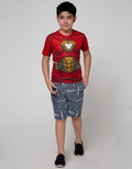 Marvel Kostum Mech Ironman Short Sleeve T-Shirt