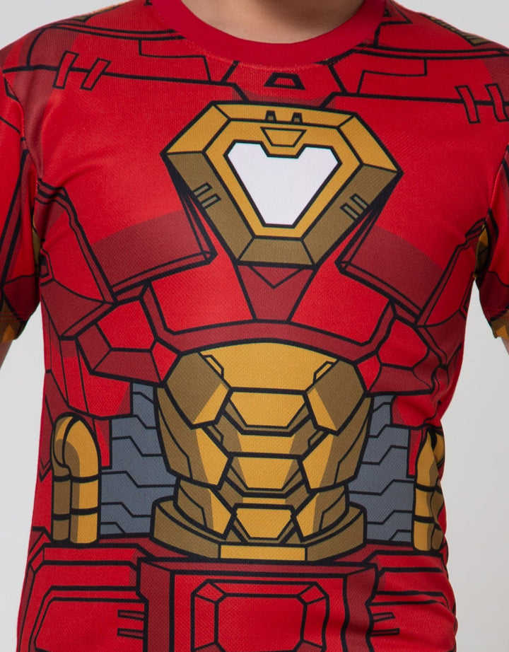 Marvel Kostum Mech Ironman Short Sleeve T-Shirt