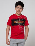 Marvel Ironman Tulisan Head Short Sleeve T-Shirt