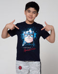 Marvel Captain America Head Short Sleeve T-Shirt