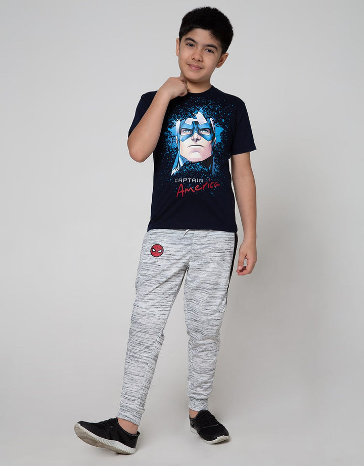 Marvel Captain America Head Short Sleeve T-Shirt