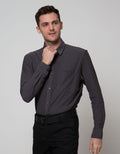 Stanley Adams Long Sleeve Shirt Texture Regular Plain