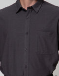 Stanley Adams Long Sleeve Shirt Texture Regular Plain