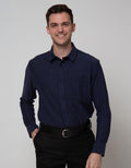 Stanley Adams Long Sleeve Shirt Texture Regular Plain
