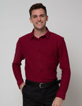 Stanley Adams Long Sleeve Shirt Texture Regular Plain