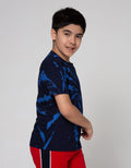 Marvel Captain America Print Swirl Short Sleeve T-Shirt