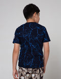 Marvel T-Shirt Logo Capt Marble