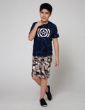 Marvel T-Shirt Logo Capt Marble