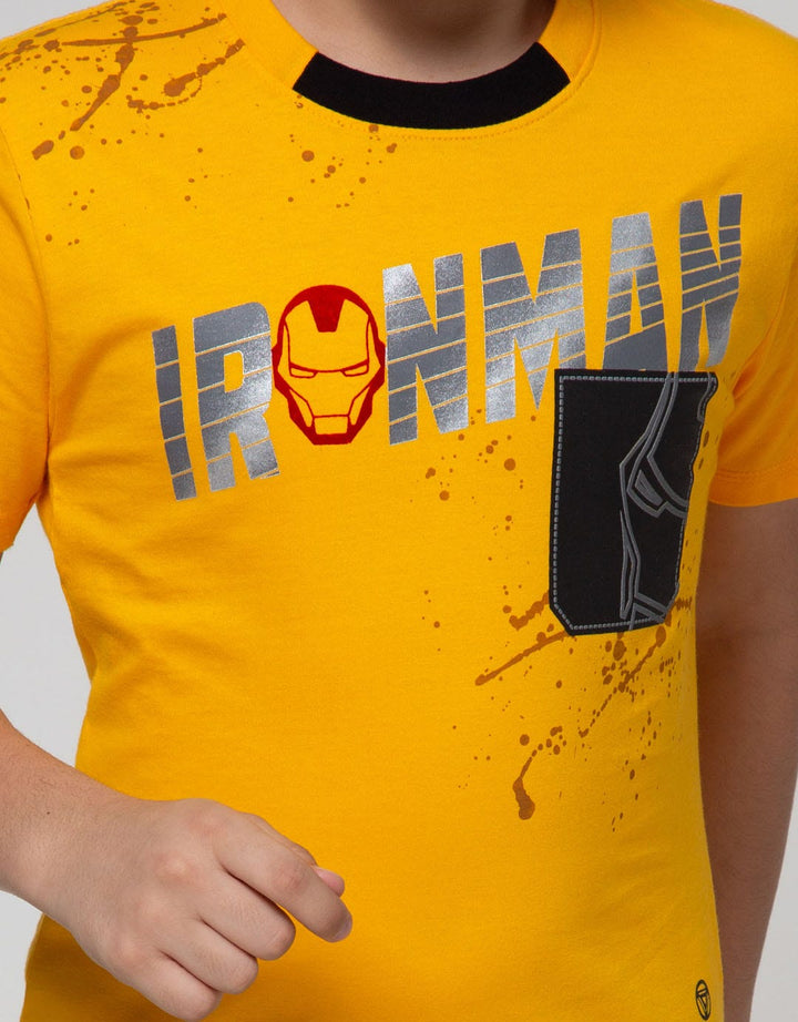 Marvel Ironman Kantong T-Shirt