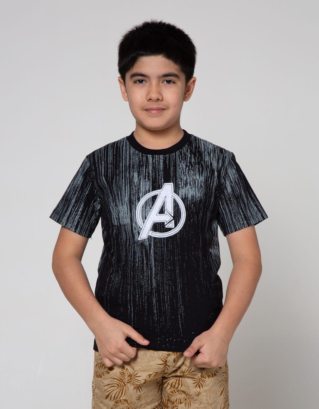 Marvel Avenger Print Gradasi Short Sleeve T-Shirt