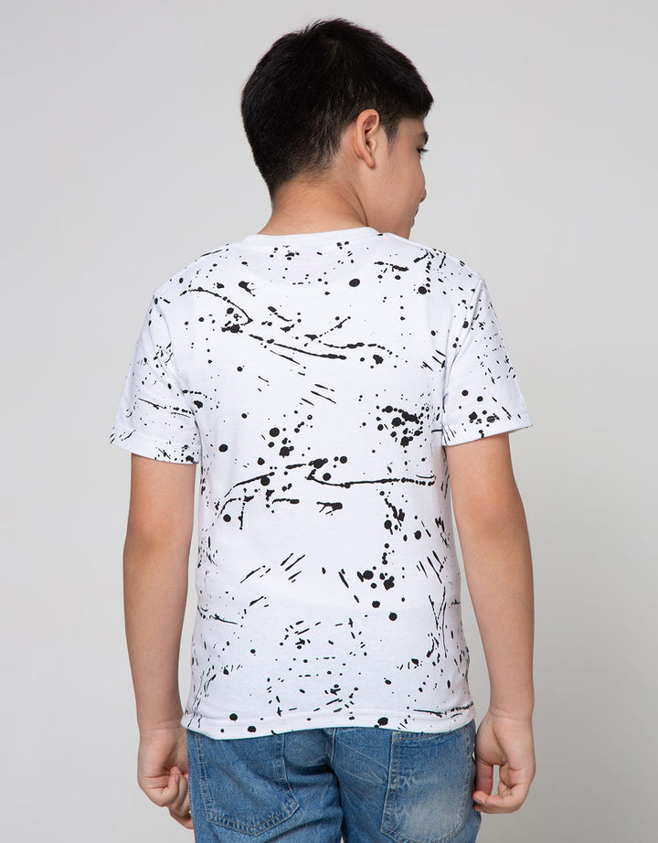 Marvel Captain America Print Splash Short Sleeve T-Shirt