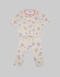 Pipiniko Top - Bottom Set Pyama Girls Full Print Unicorn