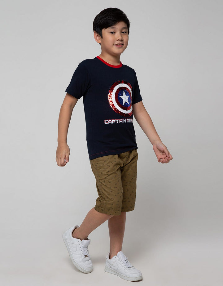 Marvel T-Shirt Captain America Sequin