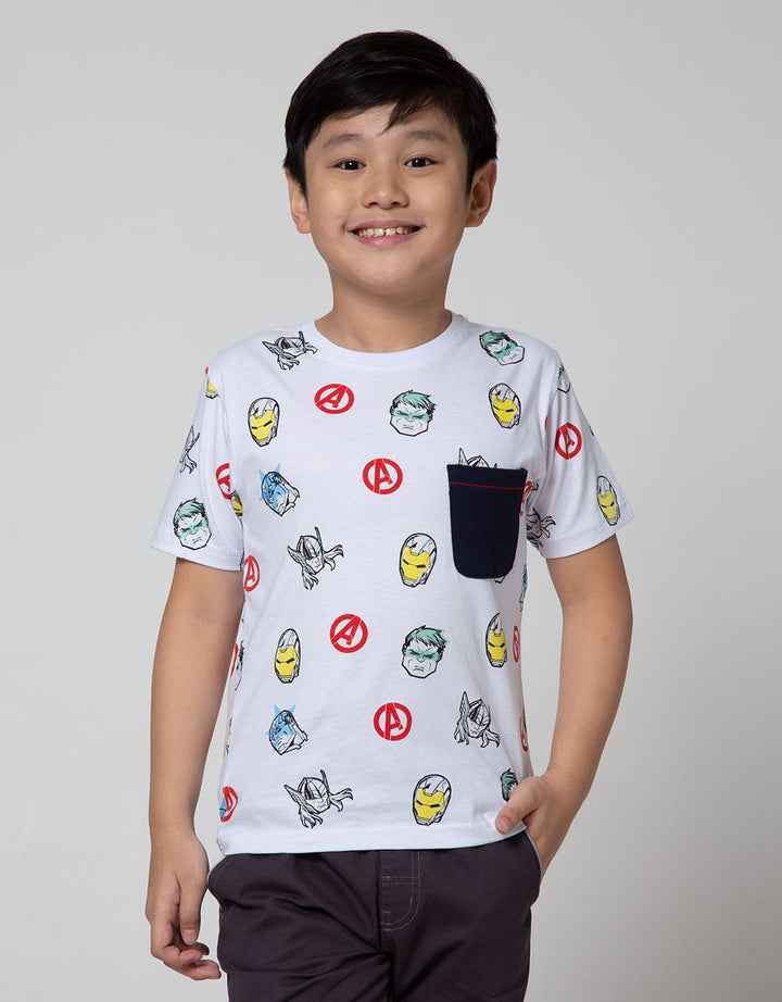 Marvel Avengers Team Kantong Hero T-Shirt