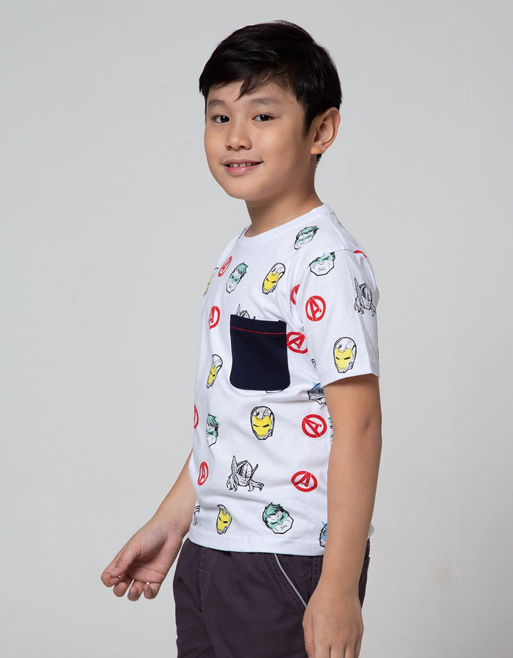 Marvel Avengers Team Kantong Hero T-Shirt
