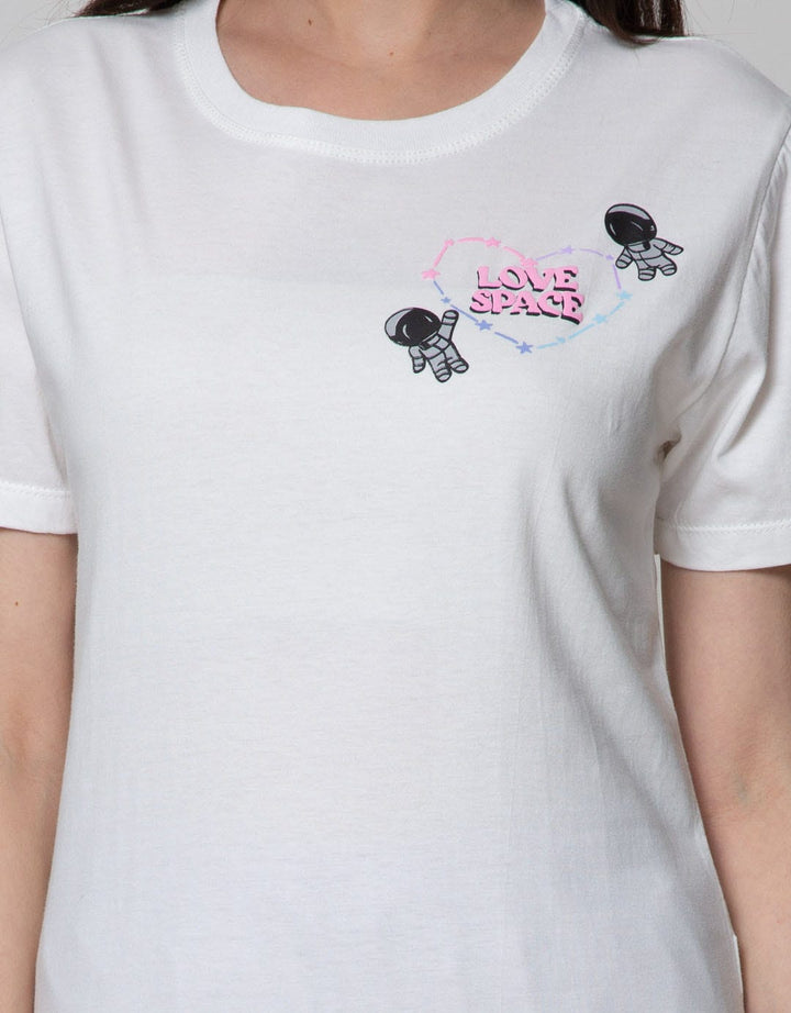Nevada Short Sleeve T-Shirt Solid Love Space