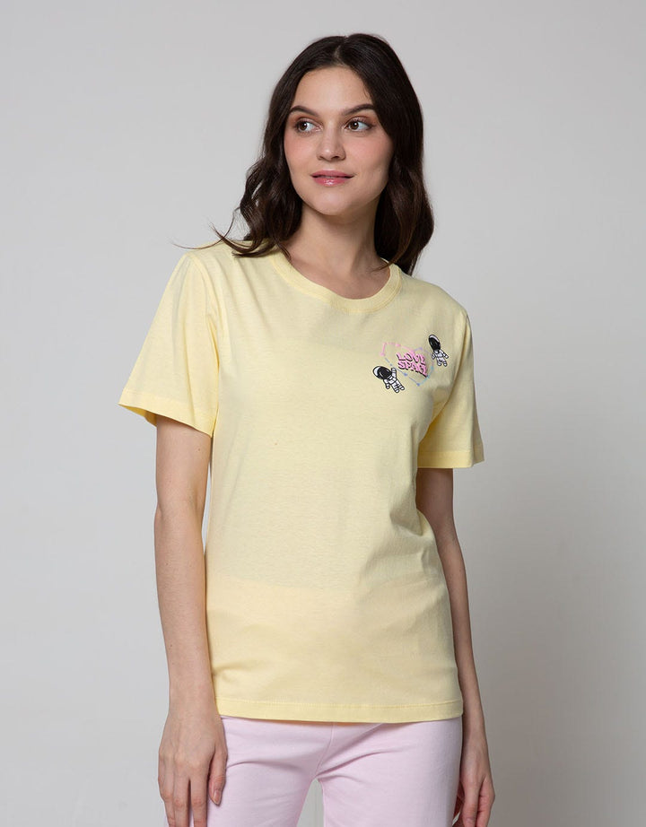Nevada Short Sleeve T-Shirt Solid Love Space