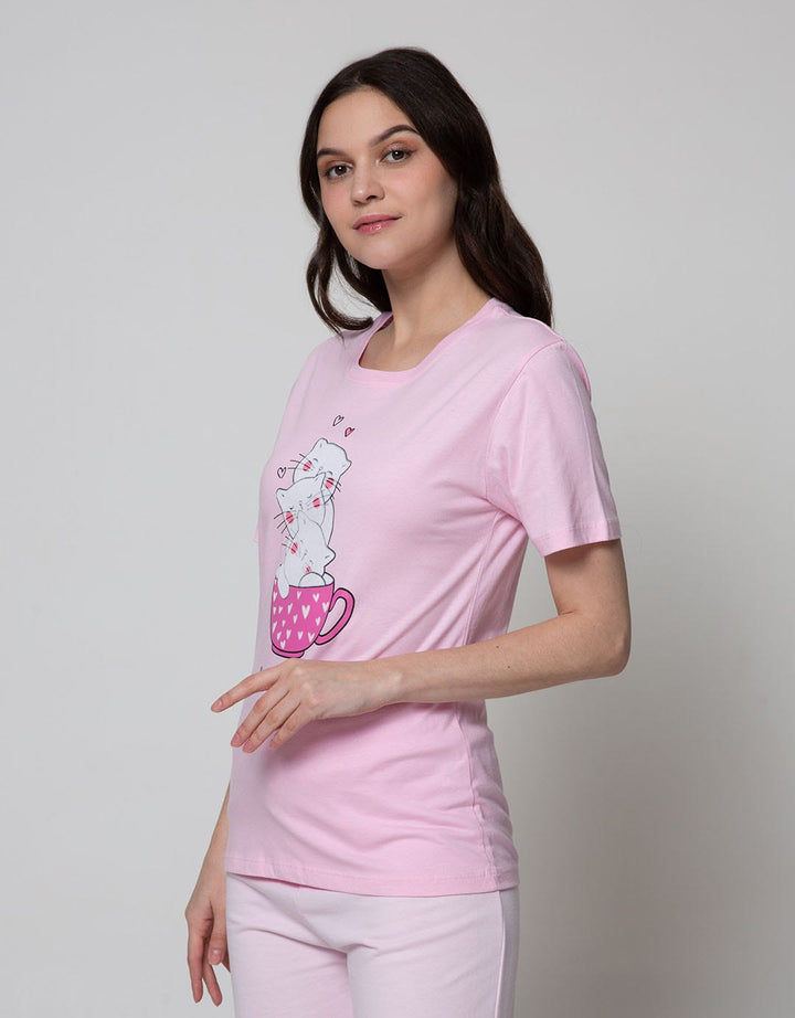 Nevada Short Sleeve T-Shirt Solid Cat Best Friend