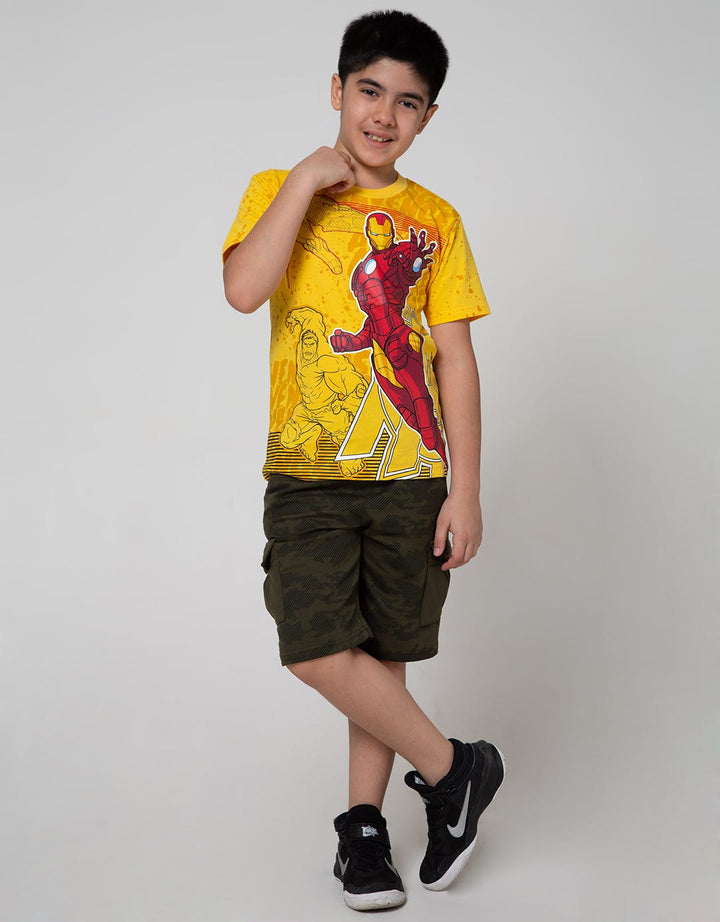 Marvel Avengers Iron Friend Splash T-Shirt
