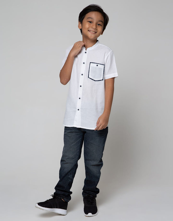 Nevada Short Sleeve Shirt Dobby Koko