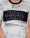 Star Wars Print Spaceship Short Sleeve T-Shirt