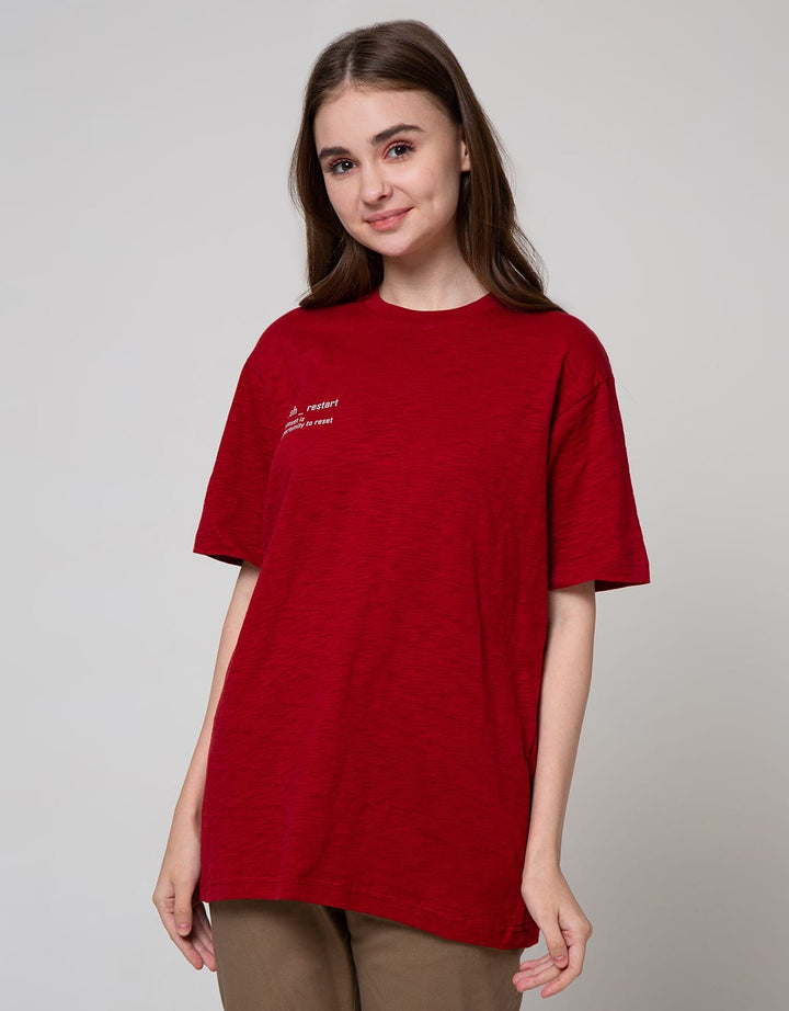 Nevada Short Sleeve T-Shirt Slub R Neck Print