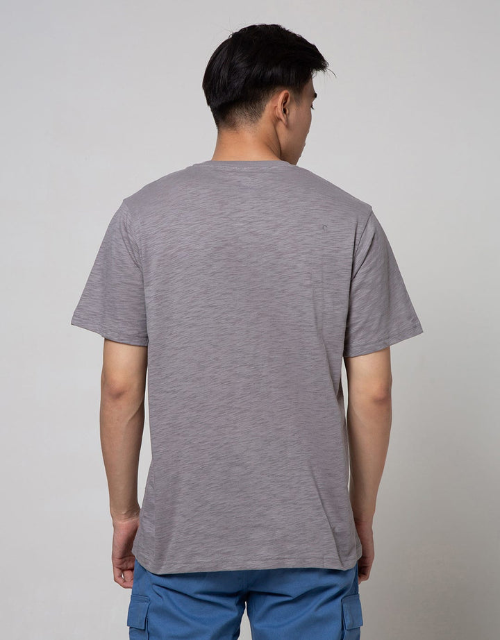 Nevada Short Sleeve T-Shirt Slub Round Neck Print