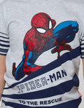 Marvel Spiderman Climb Stripe Short Sleeve T-Shirt