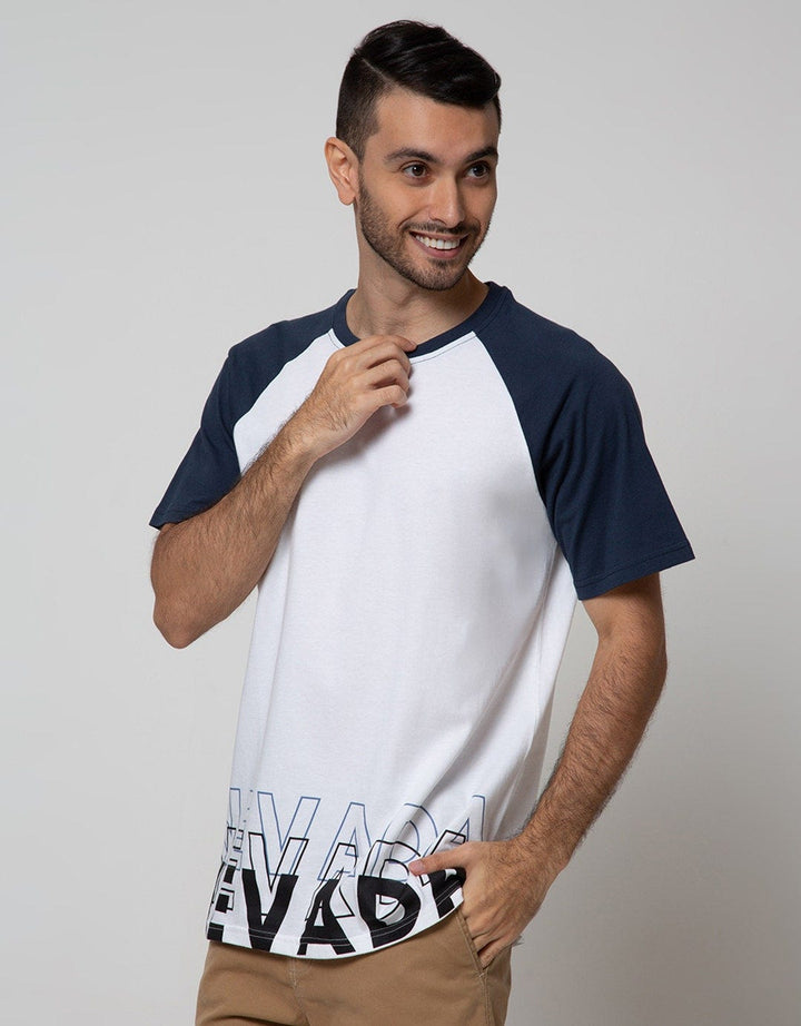 Nevada Short Sleeve Raglan T-Shirt Print Nevada