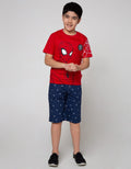 Marvel Spiderman Half Body Short Sleeve T-Shirt