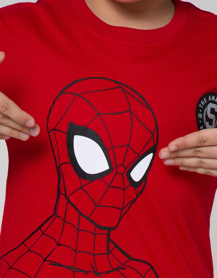 Marvel Spiderman Half Body Short Sleeve T-Shirt