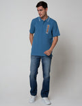 Nevada Short Sleeve Polo Shirt Lacoste Print Hawaiian Ocean