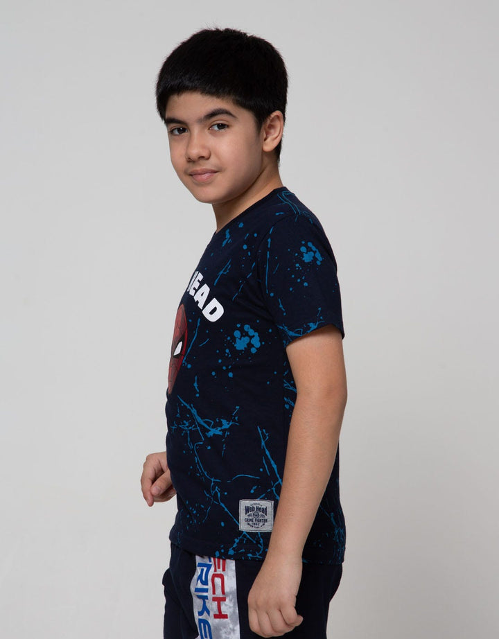 Marvel Spiderman Marble Web T-Shirt