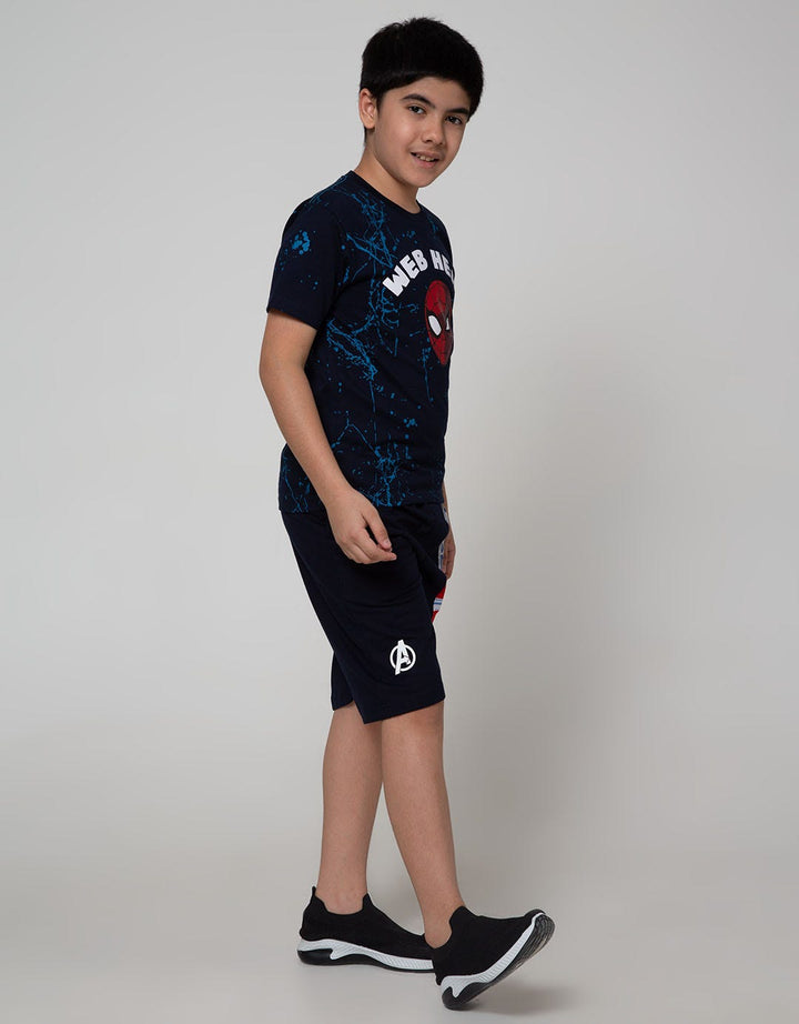 Marvel Spiderman Marble Web T-Shirt
