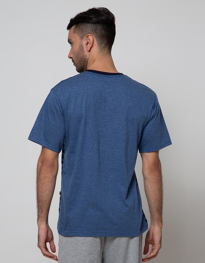 Nevada Short Sleeve T-Shirt Print Comb Stripe With Pocket